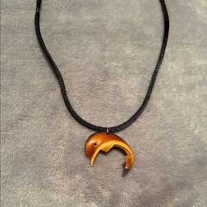 Hand carved Dolphin necklace